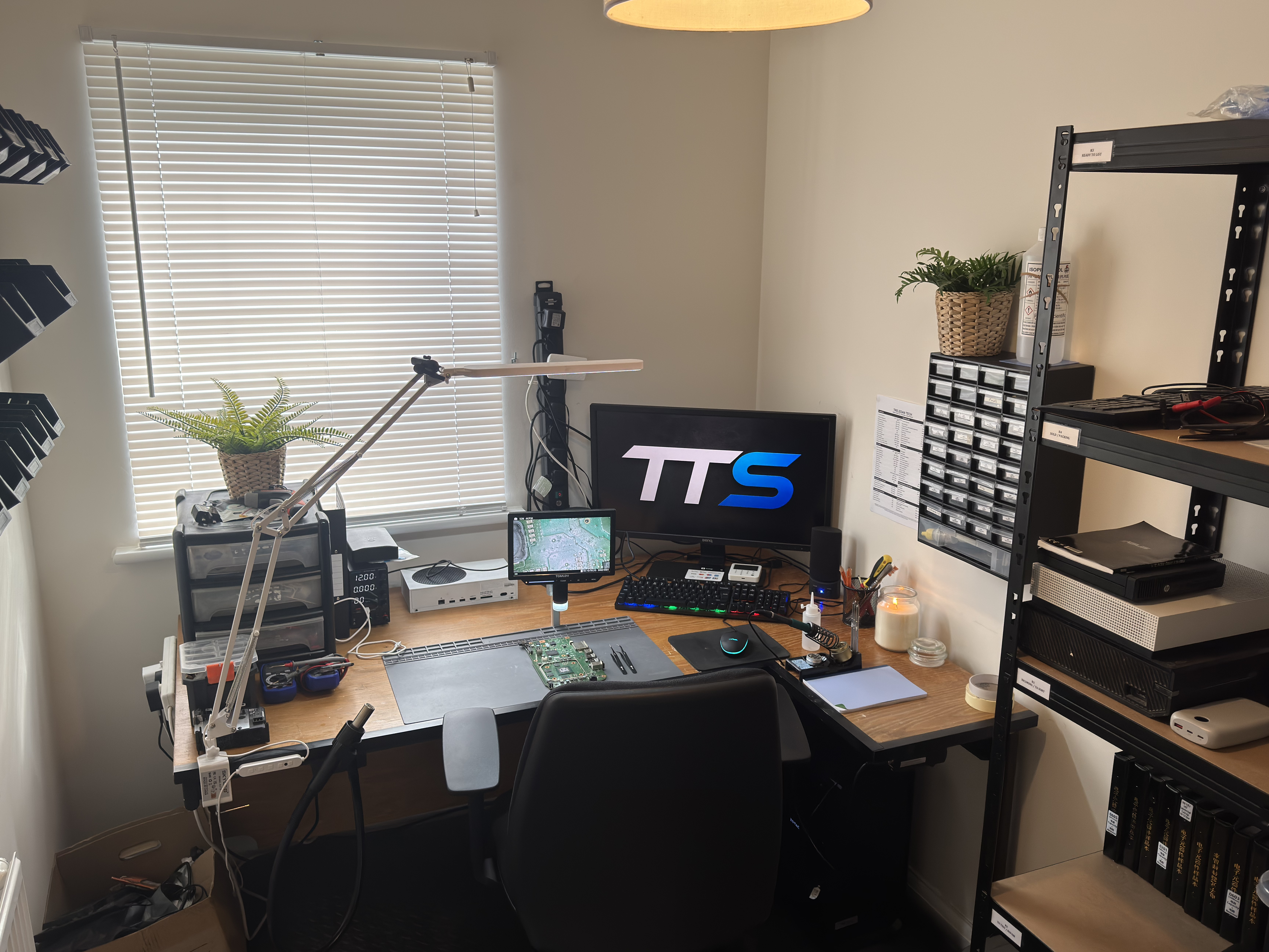 Treledan Tech electronics repair workshop