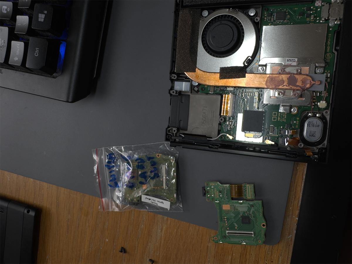 Nintendo Switch opened during card reader replacement